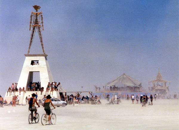 Photo of The Obligatory Photo Of The Man (who is not yet burning)