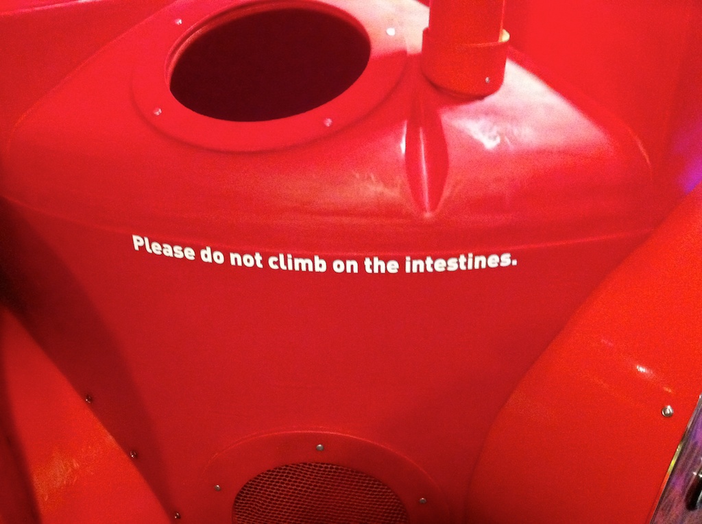 Photo of Please do not climb on the intestines