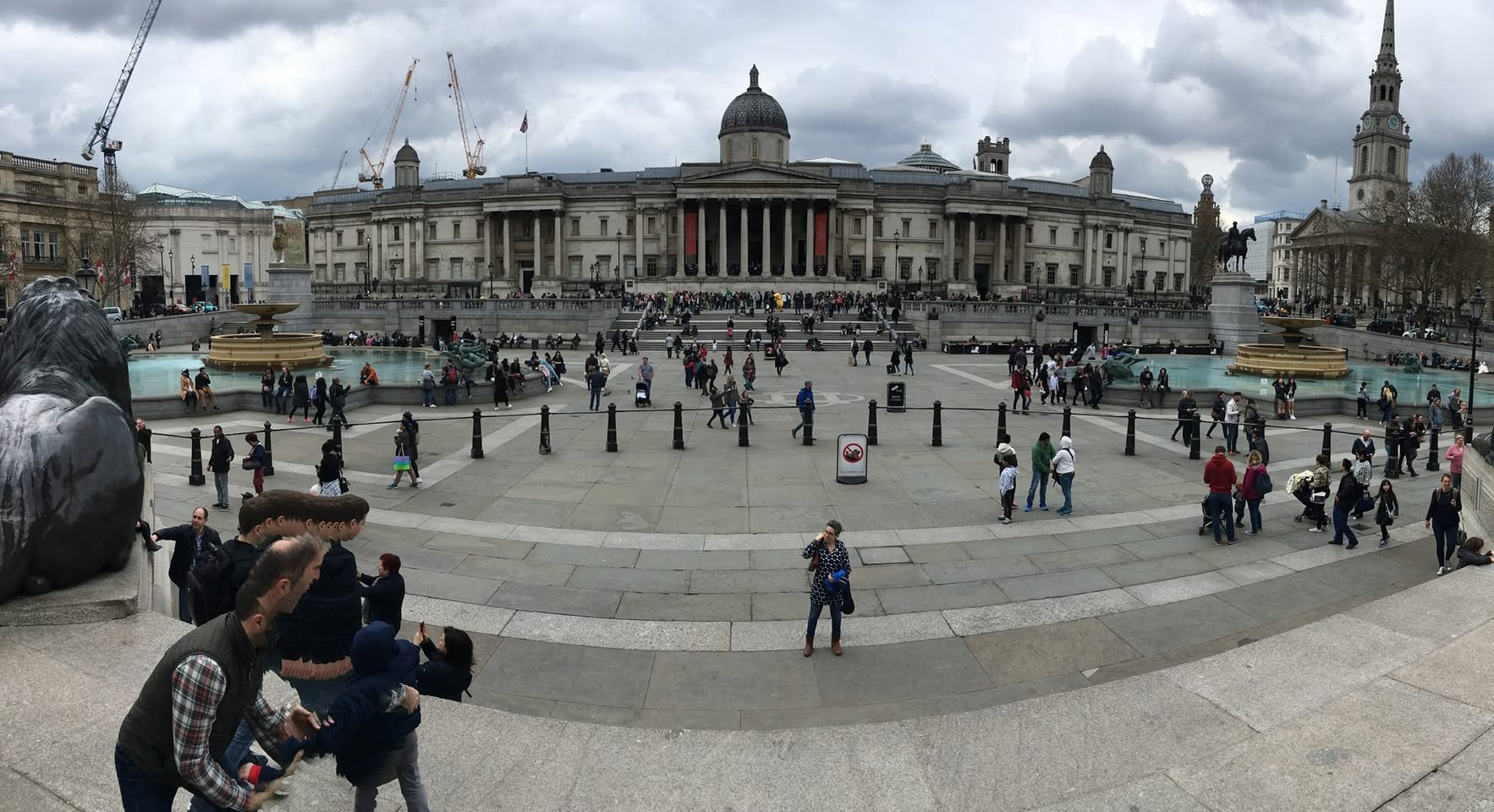Photo of The boy with too many ears at Trafalgar Square