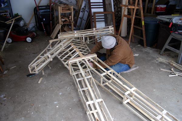 Photo of Ethan puts on the finishing touches