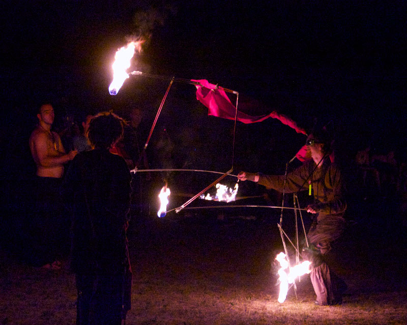 Fire puppet