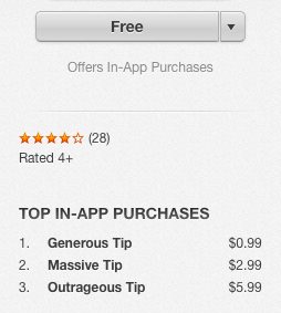 In-app purchases