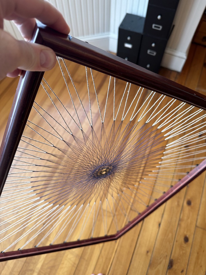 String thing: action shot