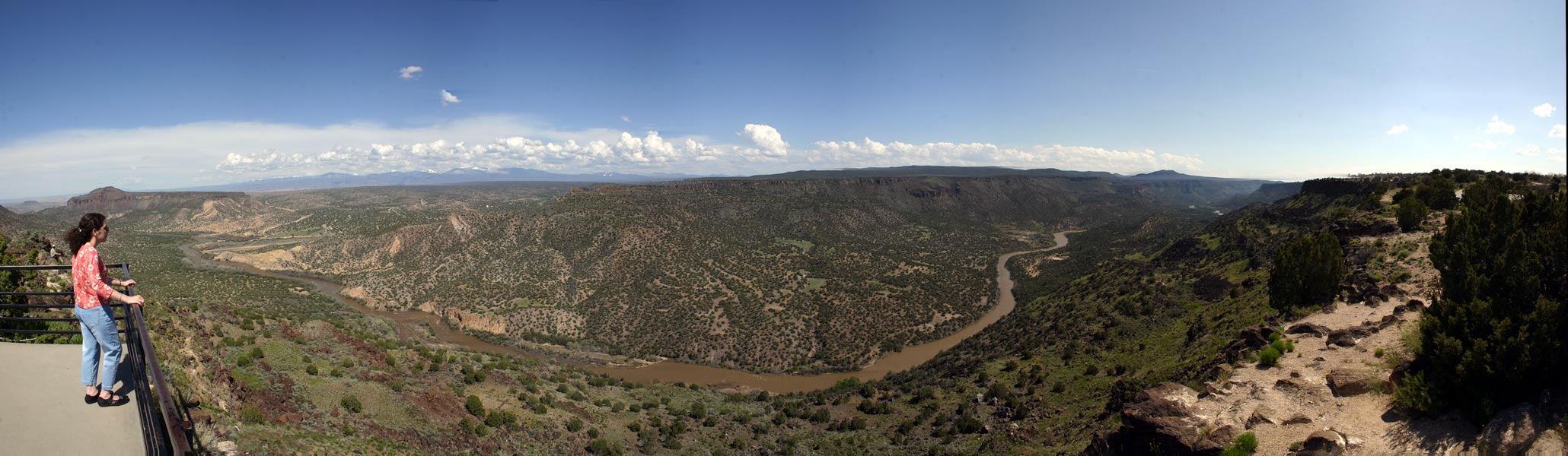 Panorama: White Rock Overlook (with Emily)