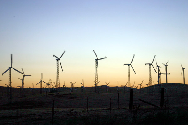 California wind farms