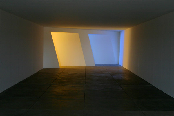 Dan Flavin's hallway